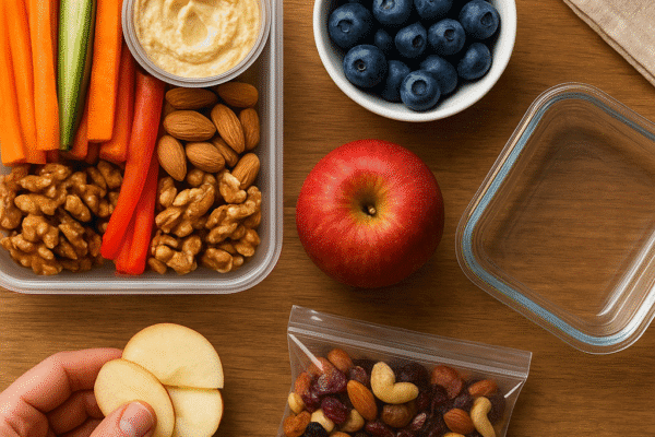 Jak przygotować zdrowe przekąski do pracy