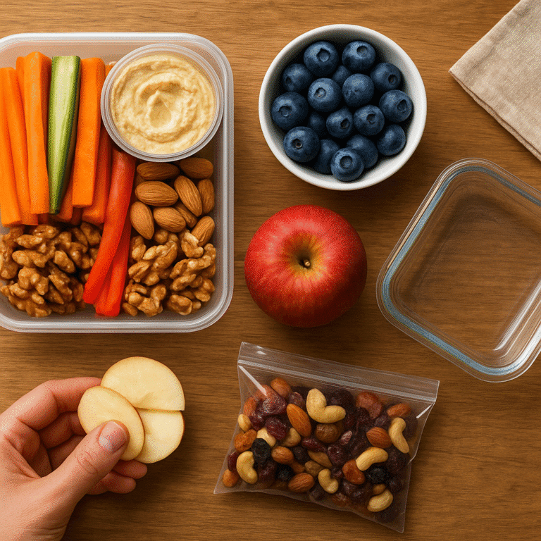 Jak przygotować zdrowe przekąski do pracy